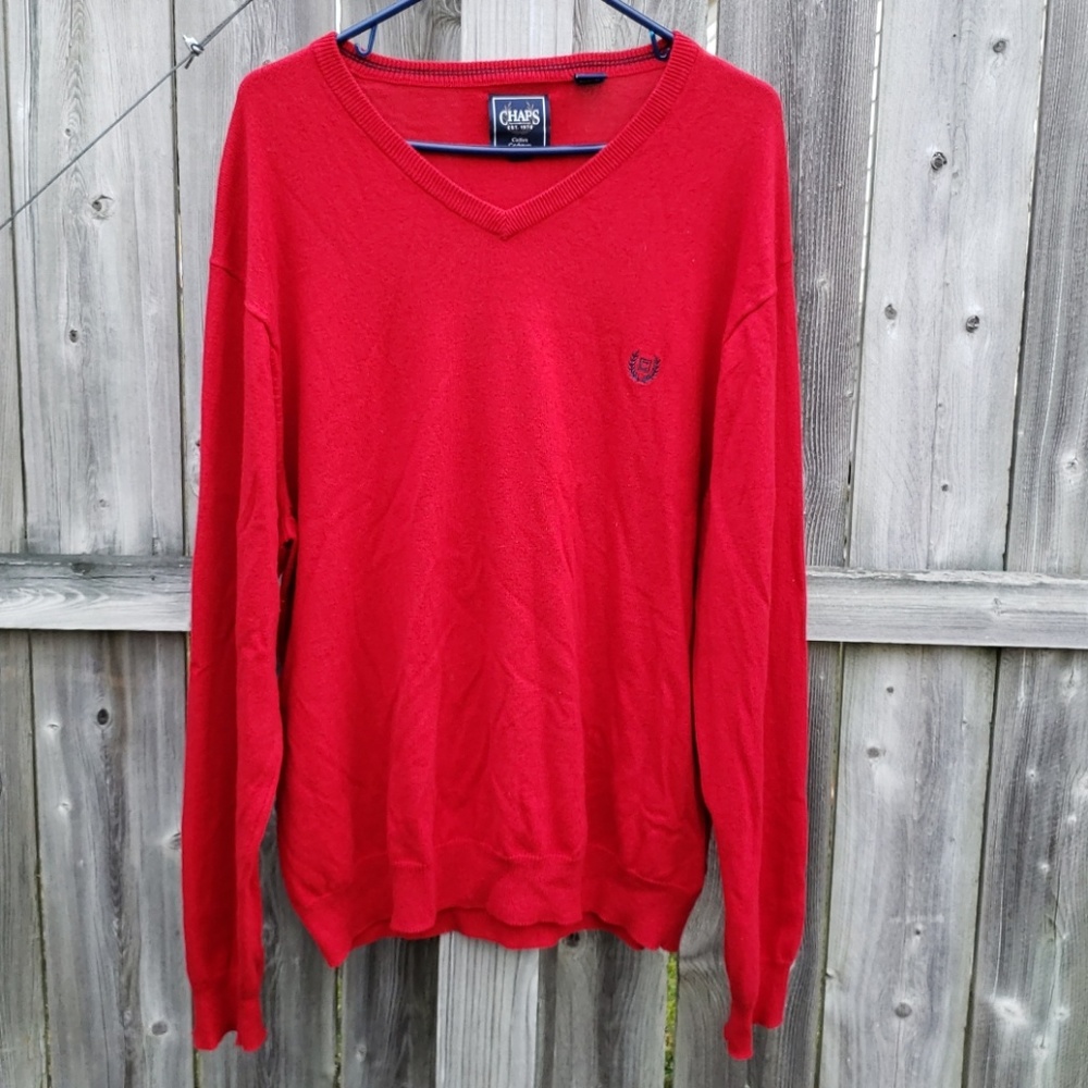 Chaps V-neck Sweater
